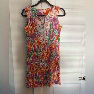 Vibrant Floral Sleeveless Dress